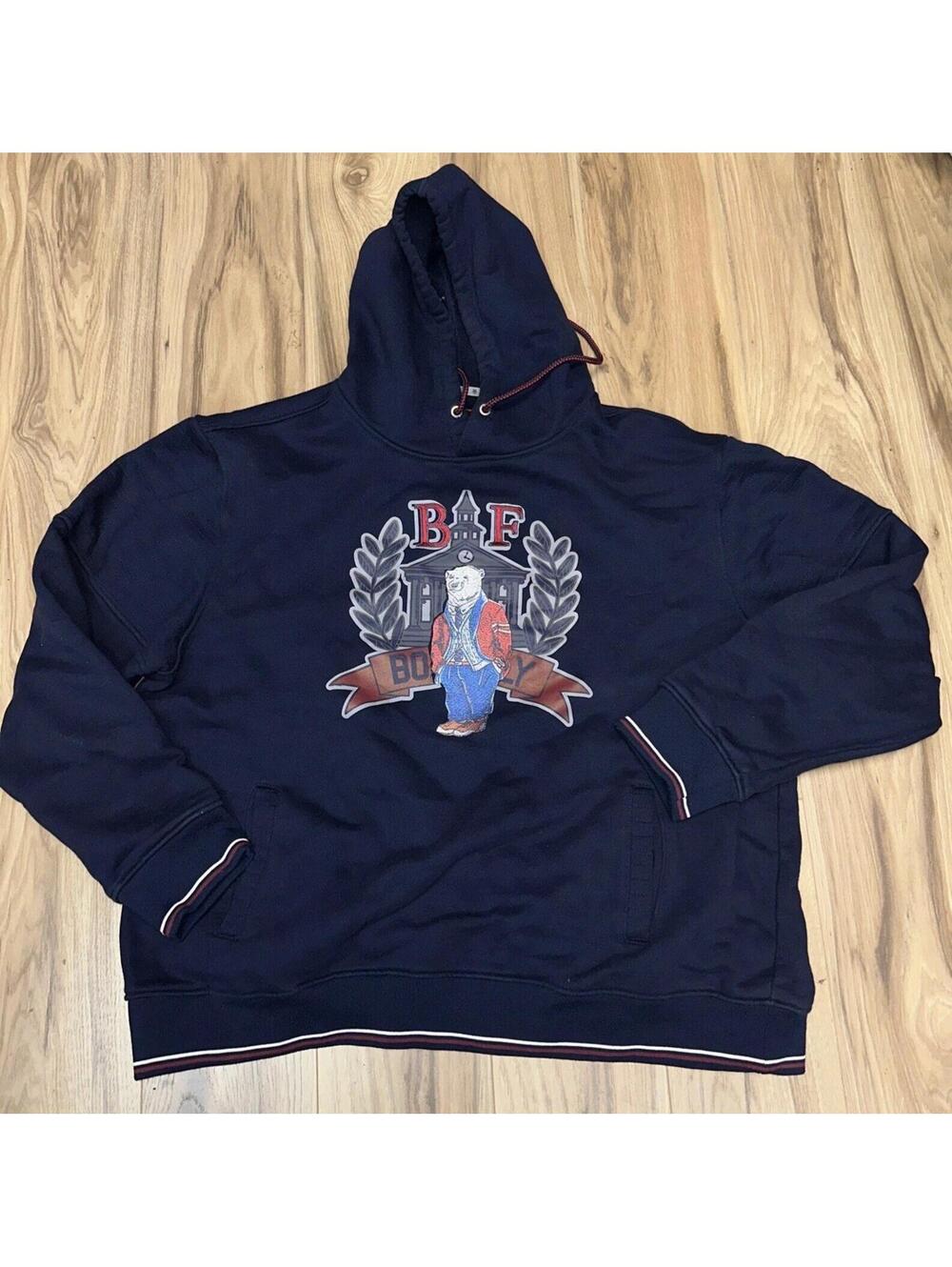 Born Fly Hoodie Plus Size 3XL College Bear Fly Alumni Pull